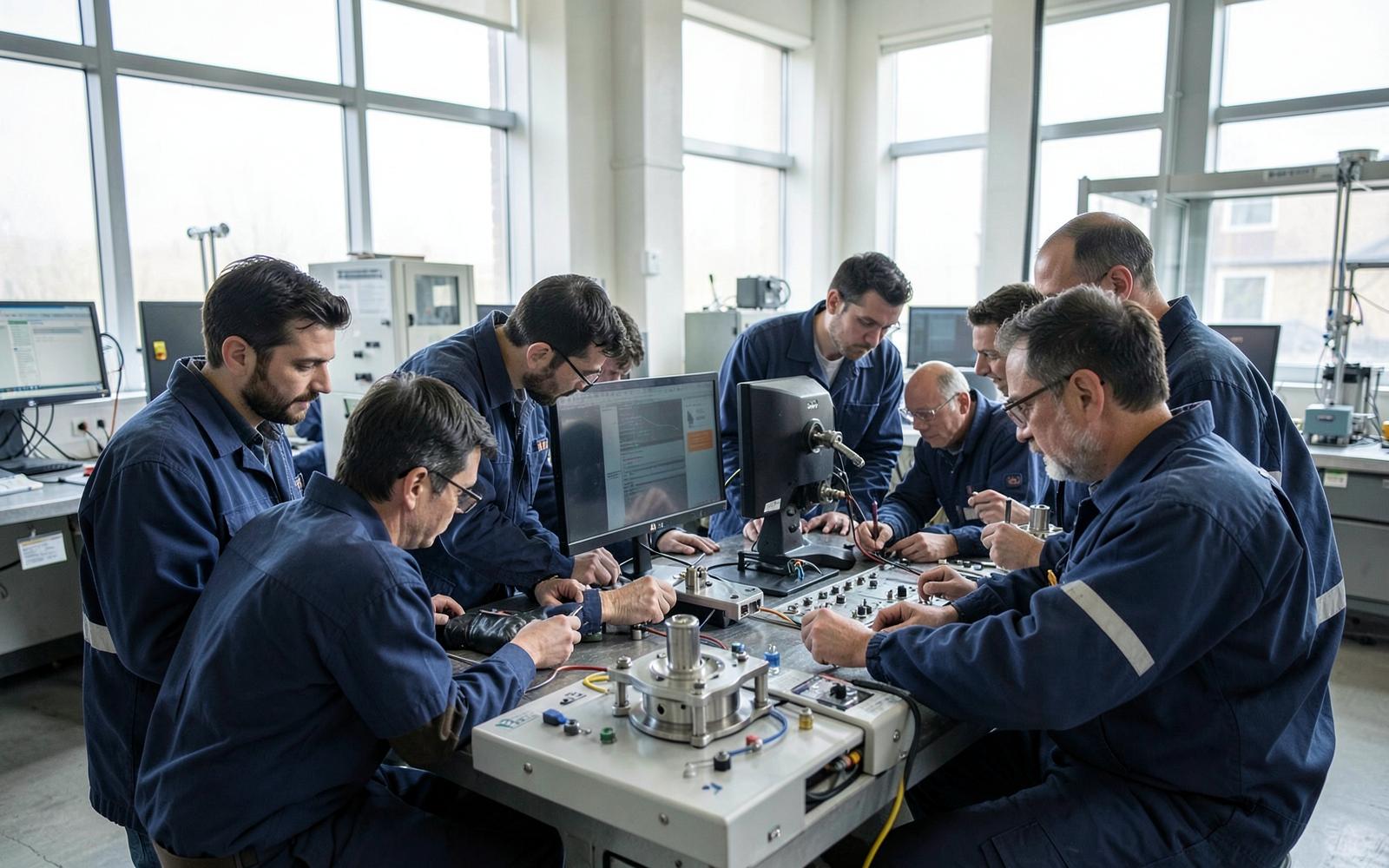 Jugno.ai engineering team collaborating on an Industrial Intelligence Platform